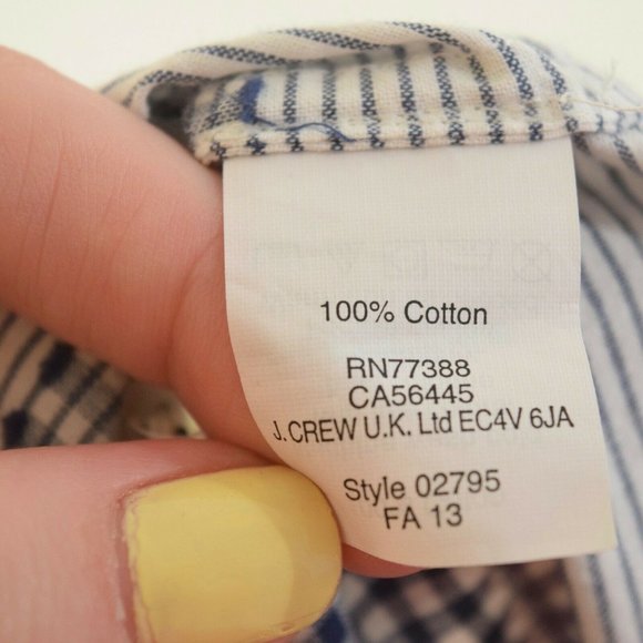 J.Crew Mixed gingham Print Popover Blouse - Picture 8 of 9